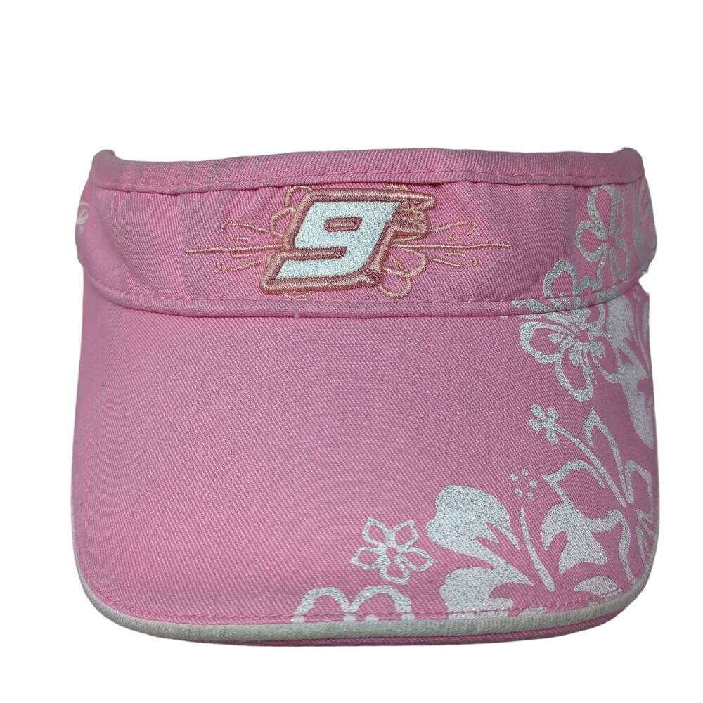 Chase Authentics Sun Visor Hat Pink One Size Adjustable Lightweight Embroidered